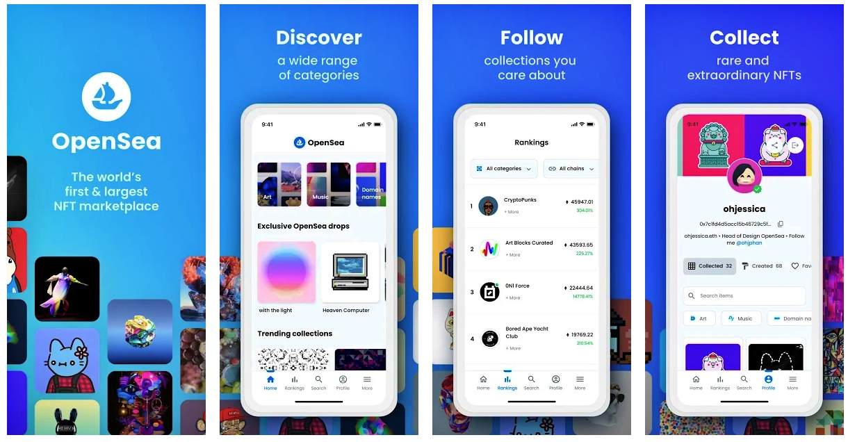 cara buat akun dan jual foto NFT di opensea
