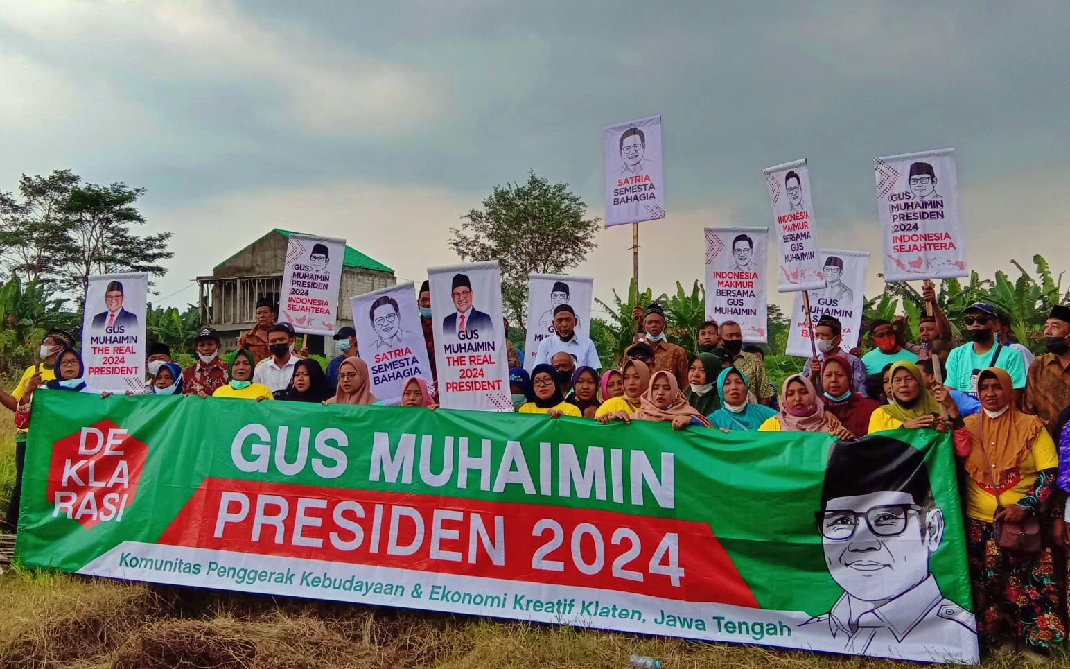 Aliansi Buruh Tani di Klaten Deklarasi dukung Cak Imin Maju jadi calon Presiden 2024
