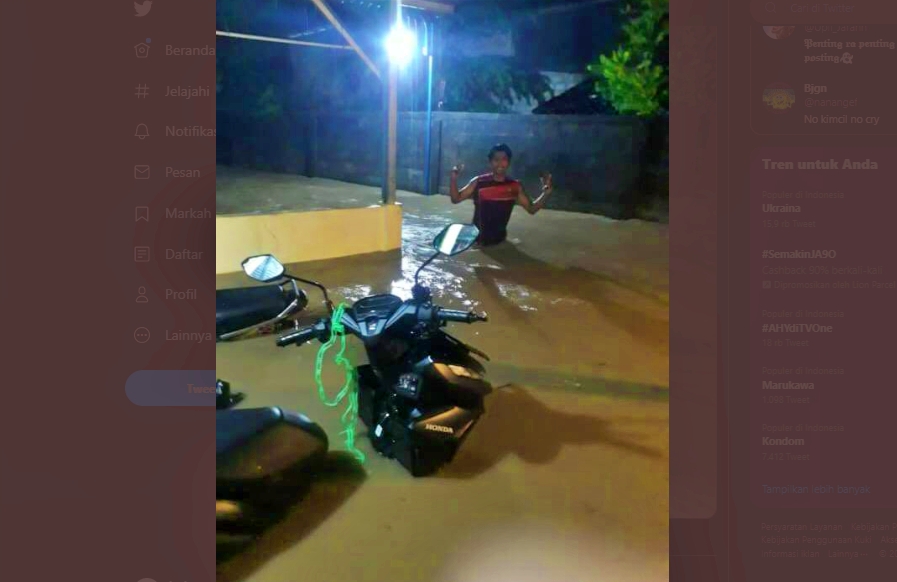 Banjir daerah Nanggulan _foto @nanangef