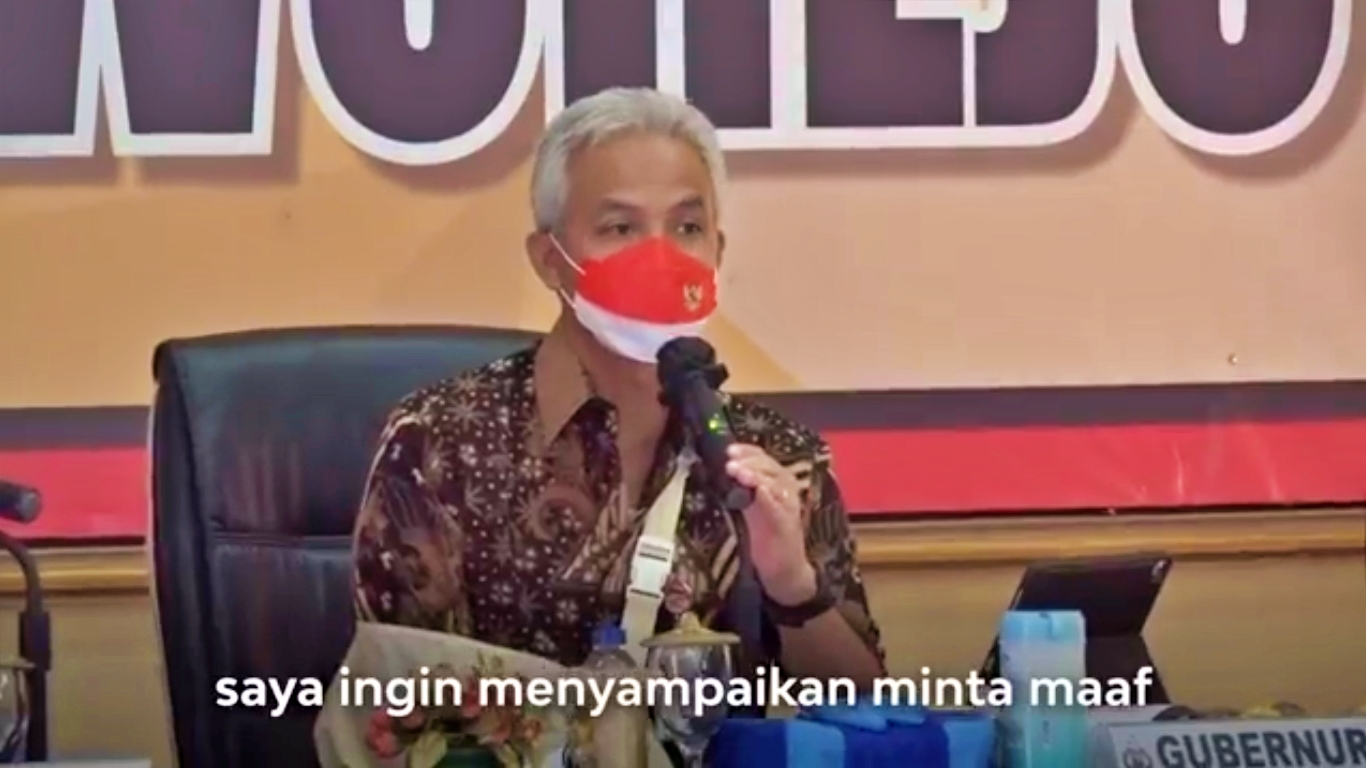 Ganjar Pranowo minta maaf soal tragedi wadas
