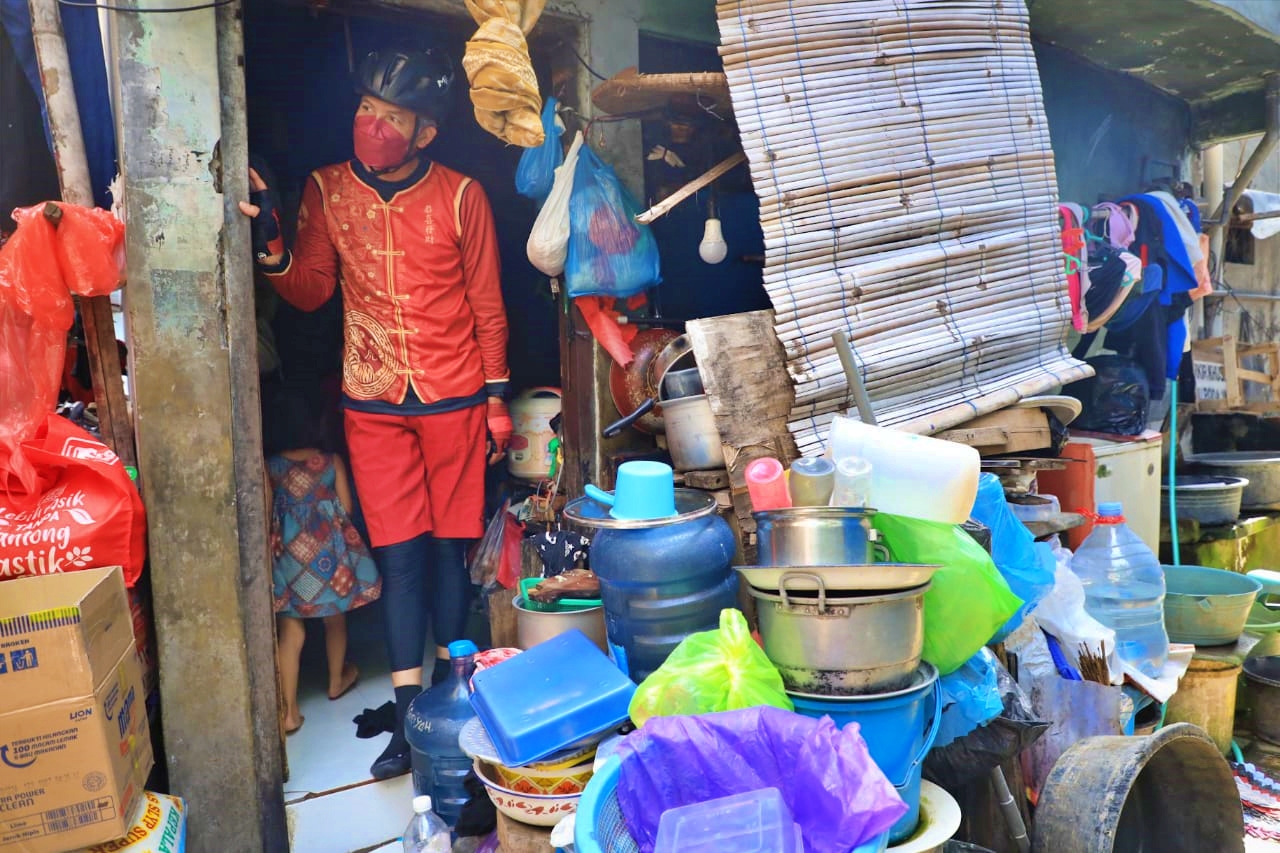 Ganjar saat blusukan di kawasan Pecinan Semarang