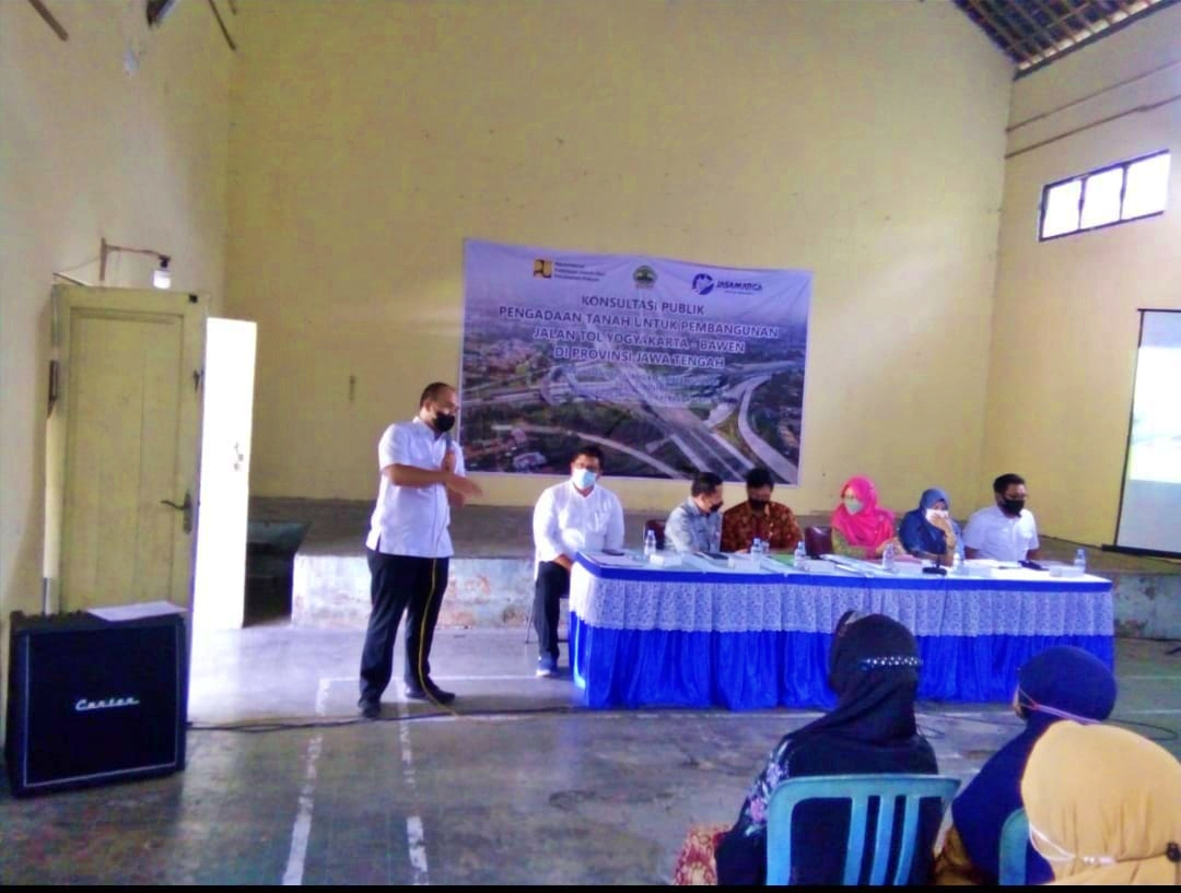 Konsultasi Publik di Magelang terkait pembangunan jalan tol jogja-bawen telah usai