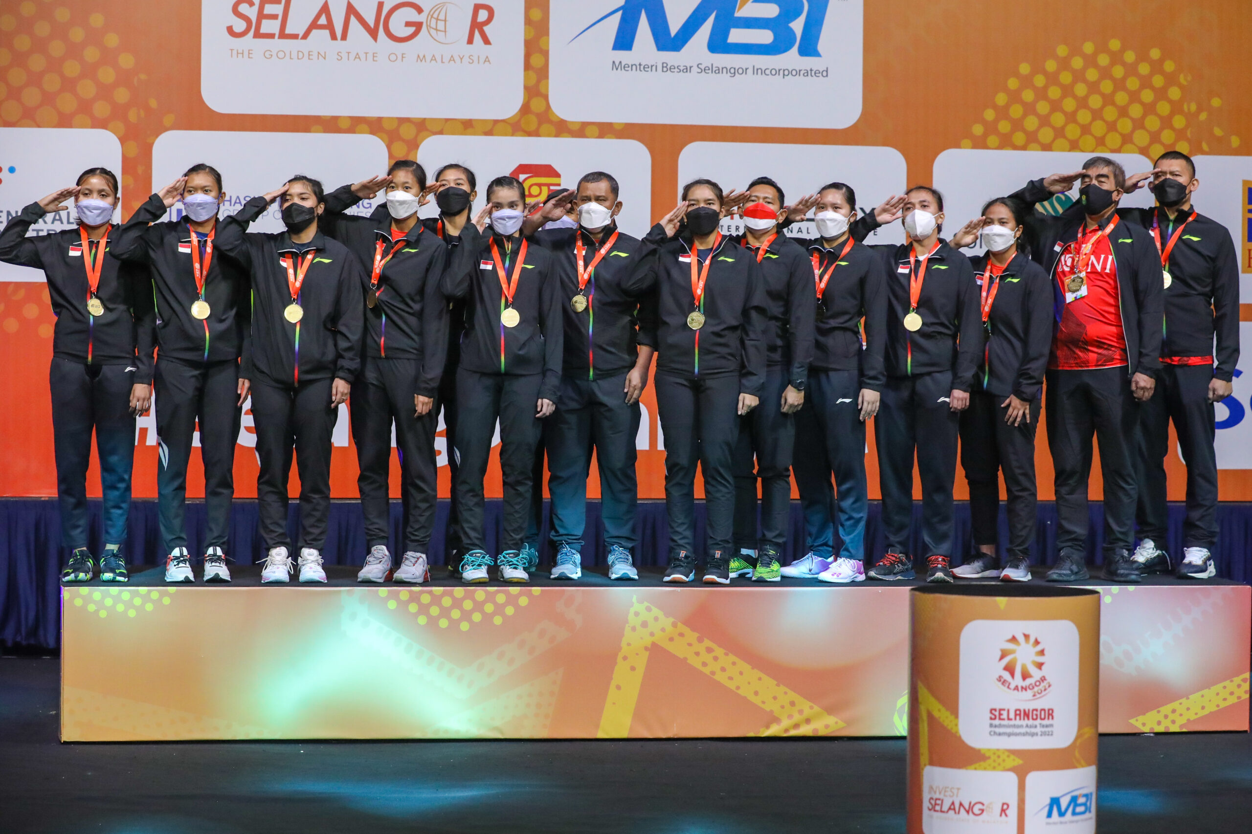 SELAMAT! Tim Putri Indonesia Juara BATC 2022