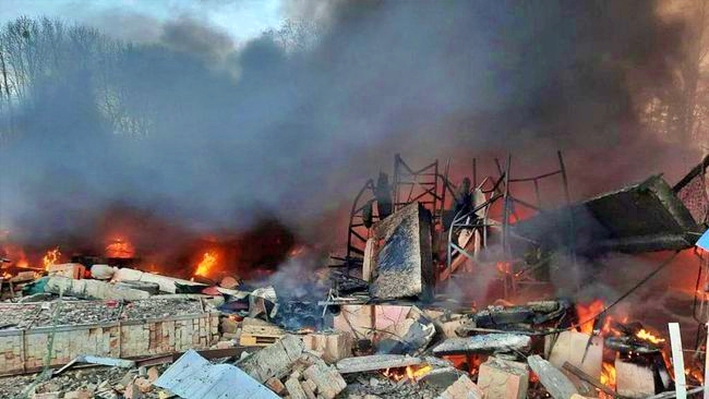 Salah satu fasilitas militer milik Ukraina diklaim dihancurkan oleh Rusia