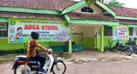 Sebuah sekolah di Magelang hentikan sementara PTM karena guru positif covid