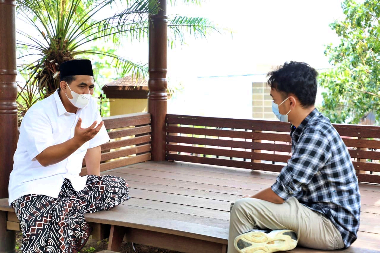 Wagub Jateng Taj Yasin kedatangan seorang mahasiswa milenial