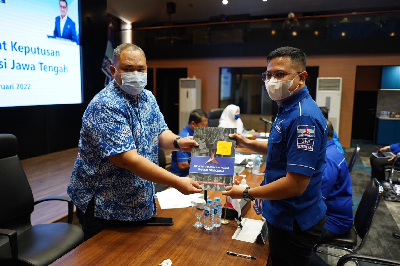 Bramantyo Suwondo Pimpin Partai Demokrat Kabupaten Magelang Periode 2021-2026