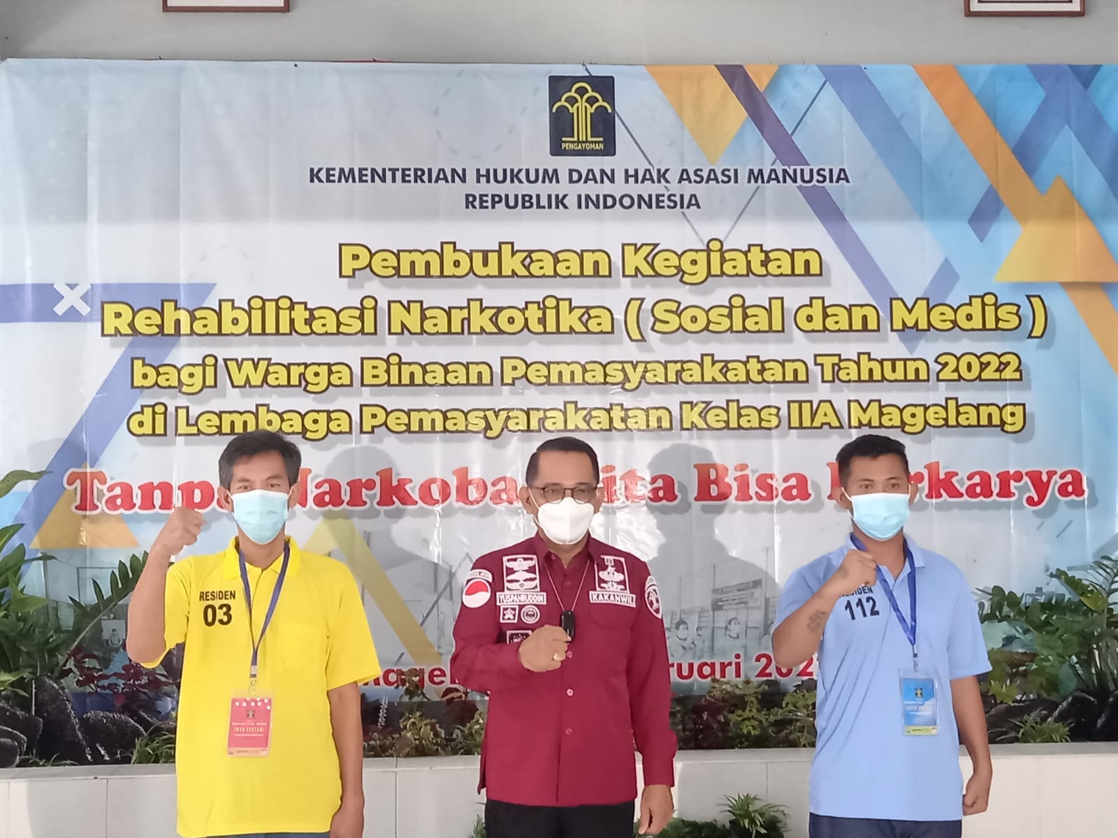 140 Warga Binaan Lapas Kelas IIA Magelang Akan Jalani Rehabilitasi Narkotika