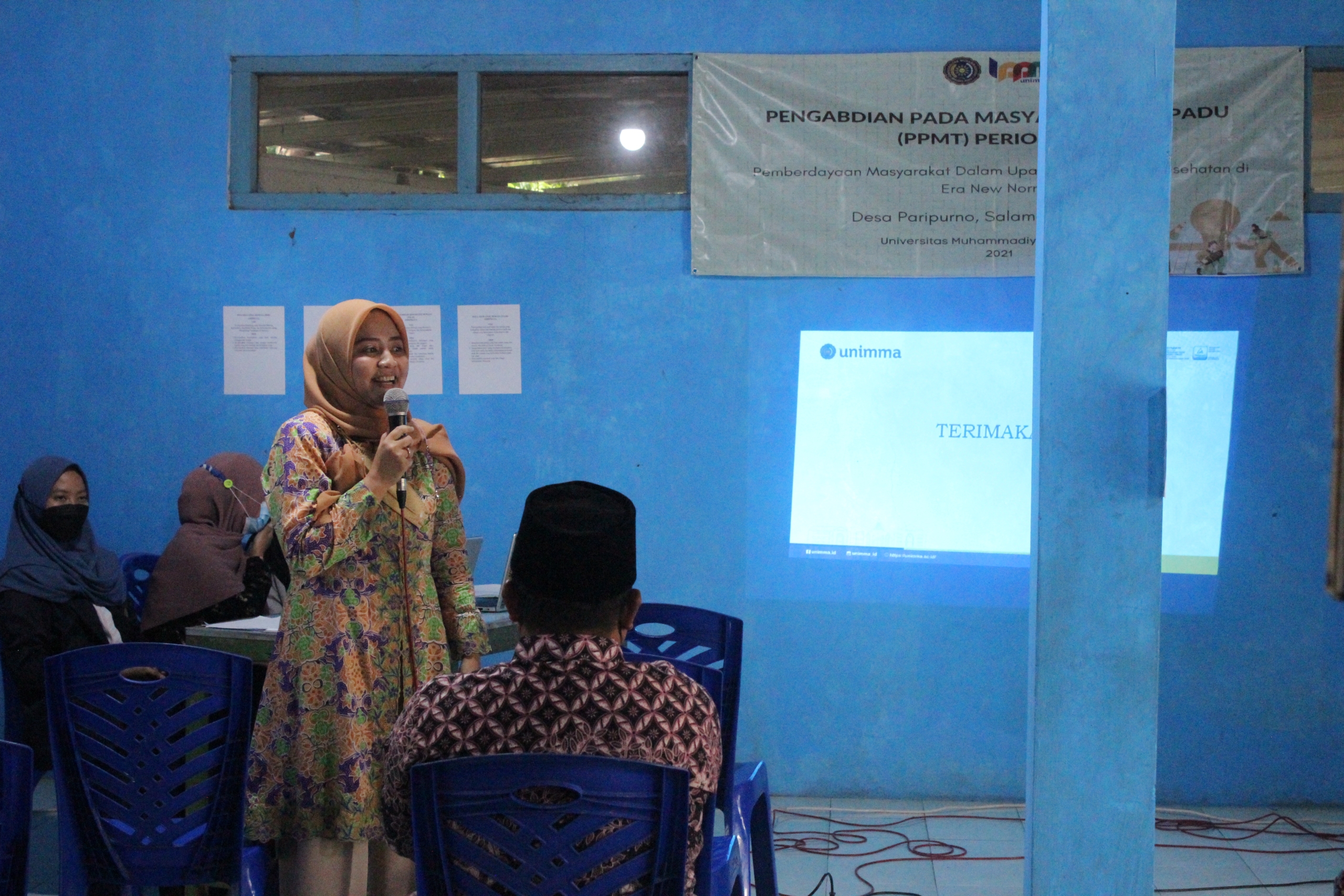 PPMT Unimma di Desa Paripurno Sosialisasikan Kesehatan di Era New Normal