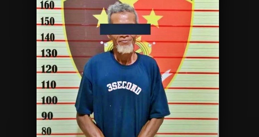 kakek 61 tahun tega mencabuli anak perempuan dibawah umur