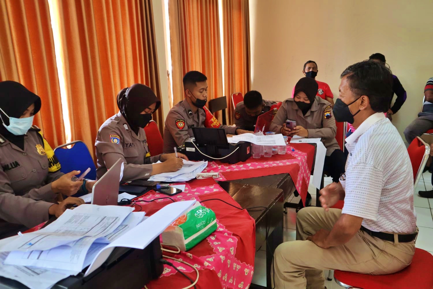 vaksin booster Polres Magelang