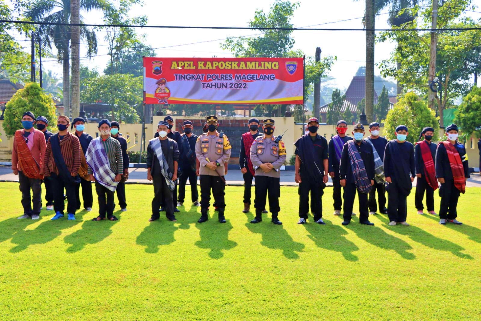 Apel Kepala Poskampling di Mako Polres Magelang