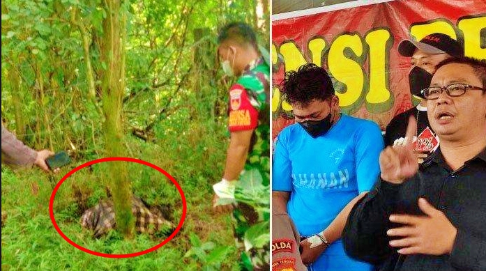 Foto penemuan mayat bidan asal sleman di Jalan Tol Semarang dan pelaku pembunuhan