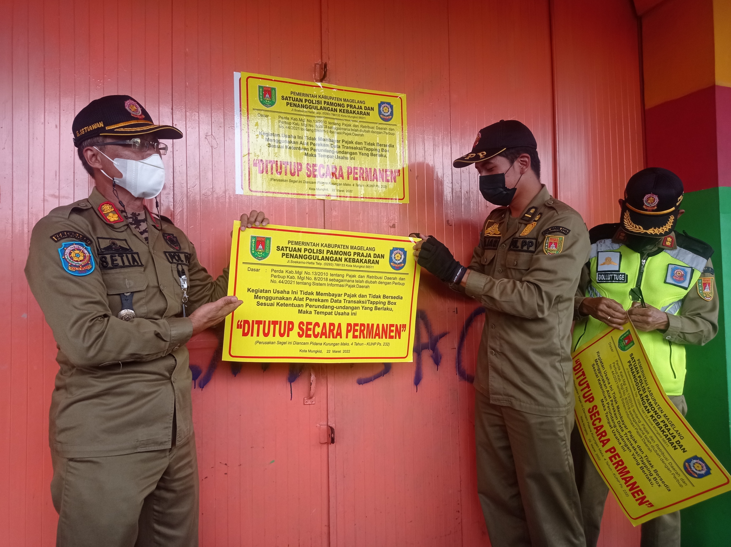 Duh…Bakso Balungan Pak Granat Mungkid Magelang Ditutup Permanen Oleh Satpol PP