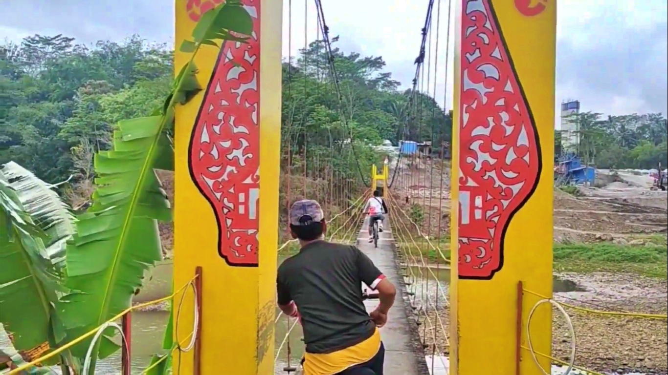 Jembatan Sampang Windusari menuju Secang_Foto tangkapan layar Video yt n_s aja