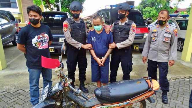 Pemuda asal Magelang ditangkap Polisi setelah curi sepeda motor di Sikunir