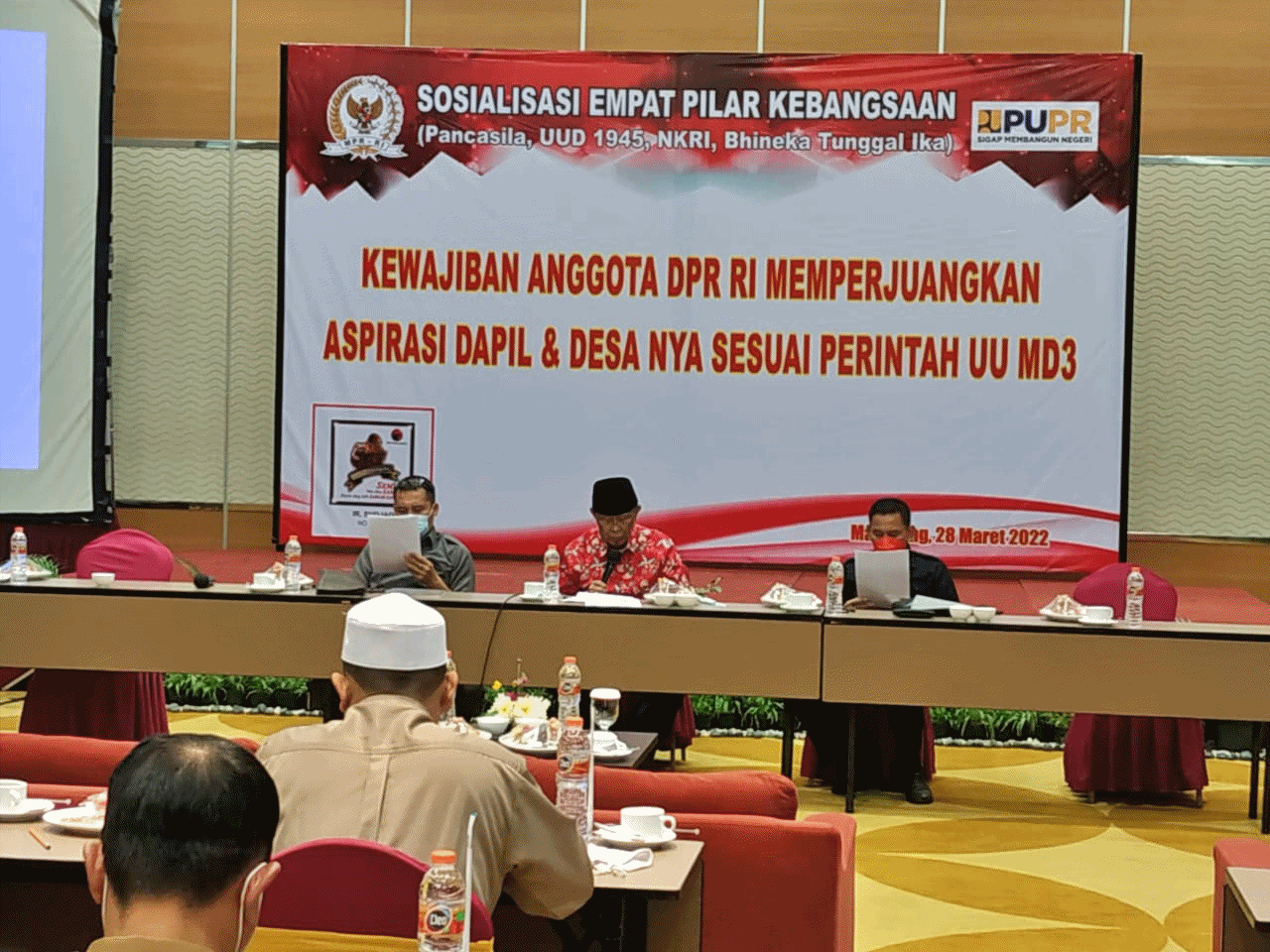 Sosialisasi empat pilar DPR RI membahas soal sampah di Magelang