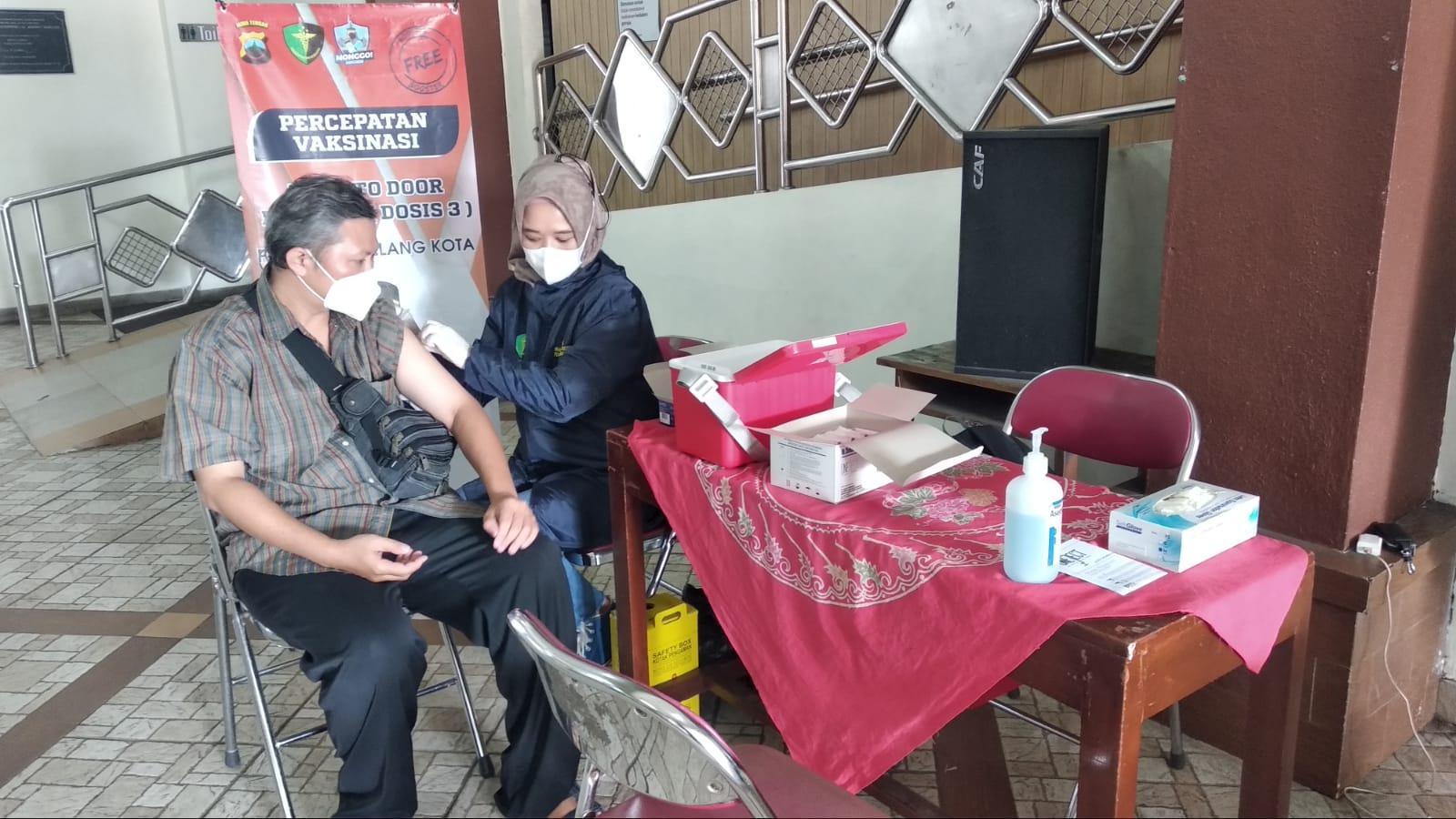 Akhir Februari 2022, Polres Magelang Kota Gelar Vaksinasi Secara Door to Door di 5 Lokasi