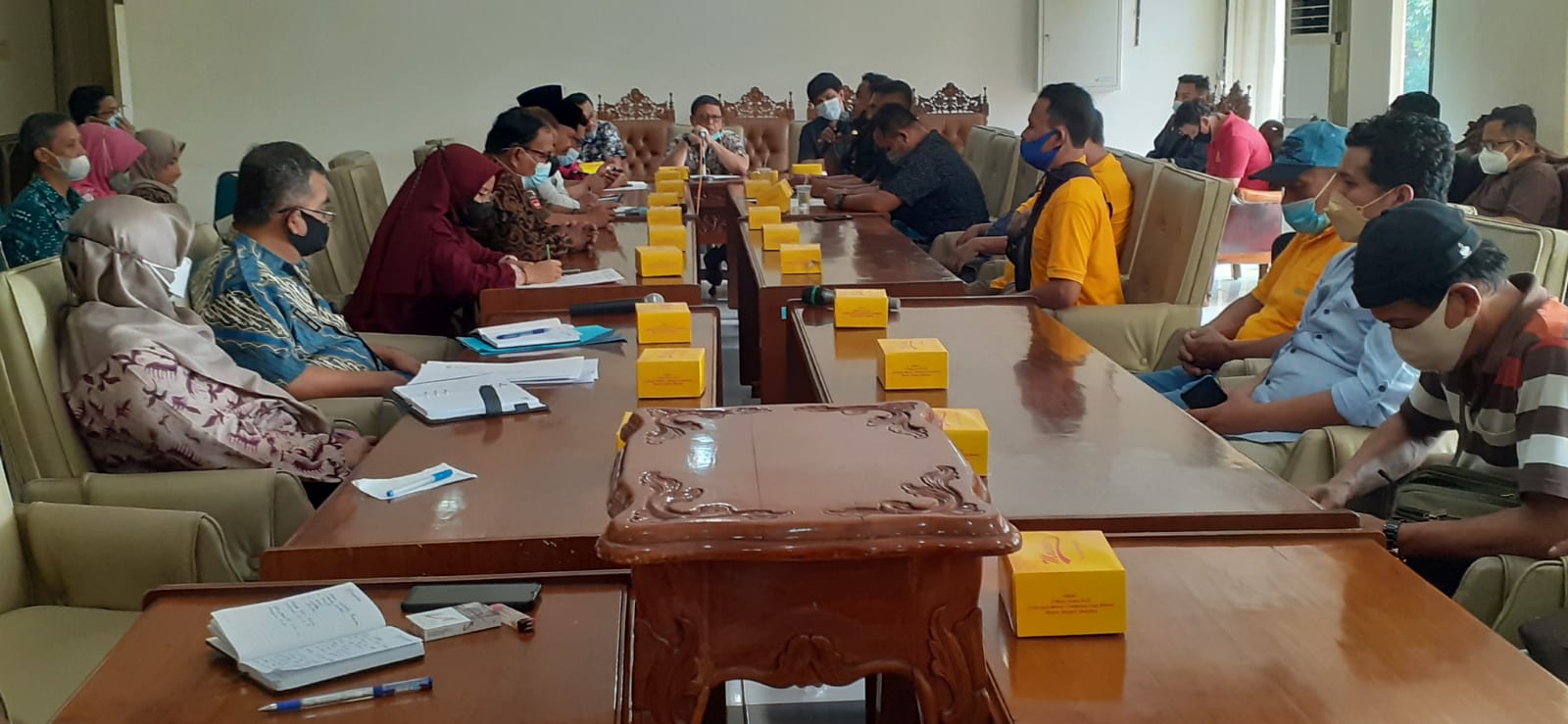 Terima Unjuk Rasa Perajin Kedelai, DPRD Kabupaten Magelang Siap Sampaikan Aspirasi