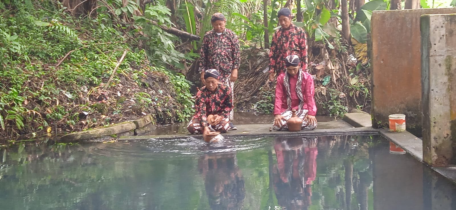 Sambut Ramadhan, Warga Dusun Dawung Magelang Gelar Tradisi Bajong Banyu