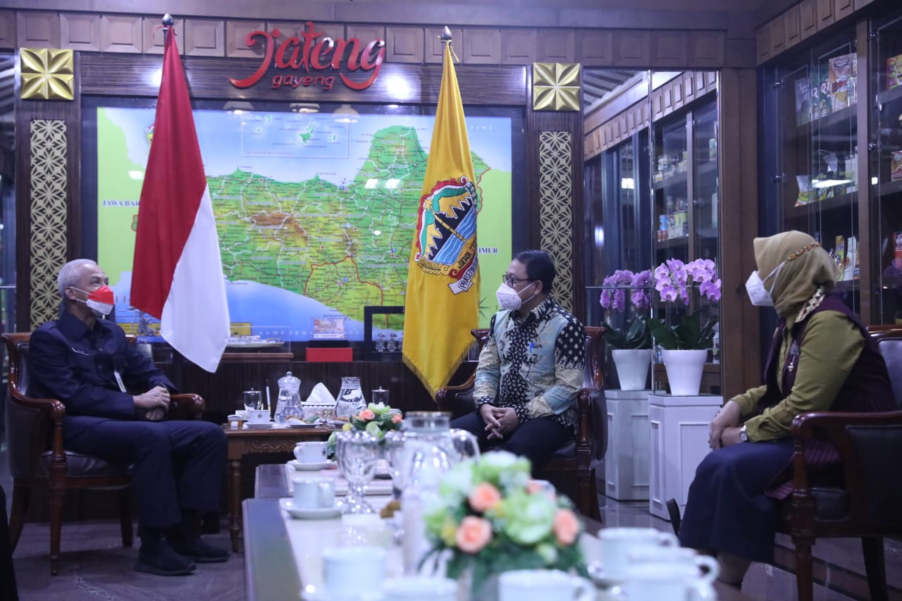 Wali Kota Metro Bertemu Ganjar Pranowo, Ini yang Dibahas