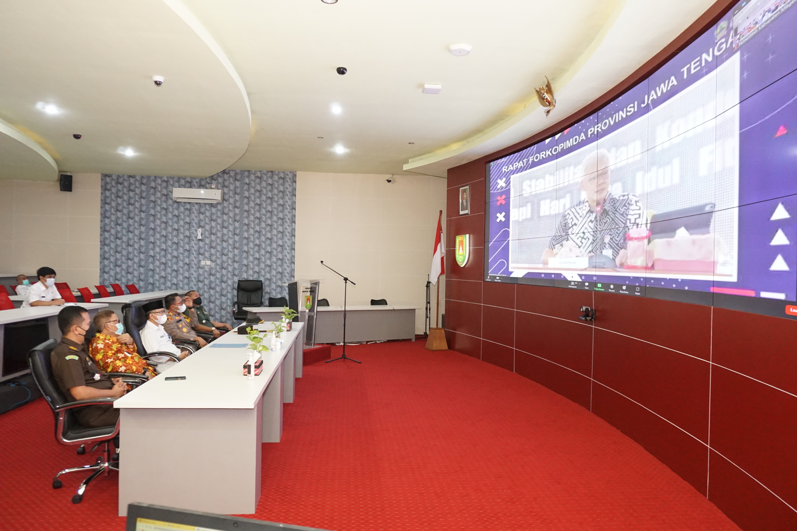 Sekretaris Daerah Kabupaten Magelang, Adi Waryanto (Rapat Koordinasi Forkompimda Provinsi Jateng menghadapi Hari Raya Idul Fitri 1443 H).