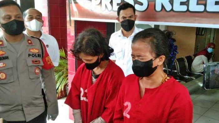 Ibu Muda ini menangis setelah ketangkap mencuri