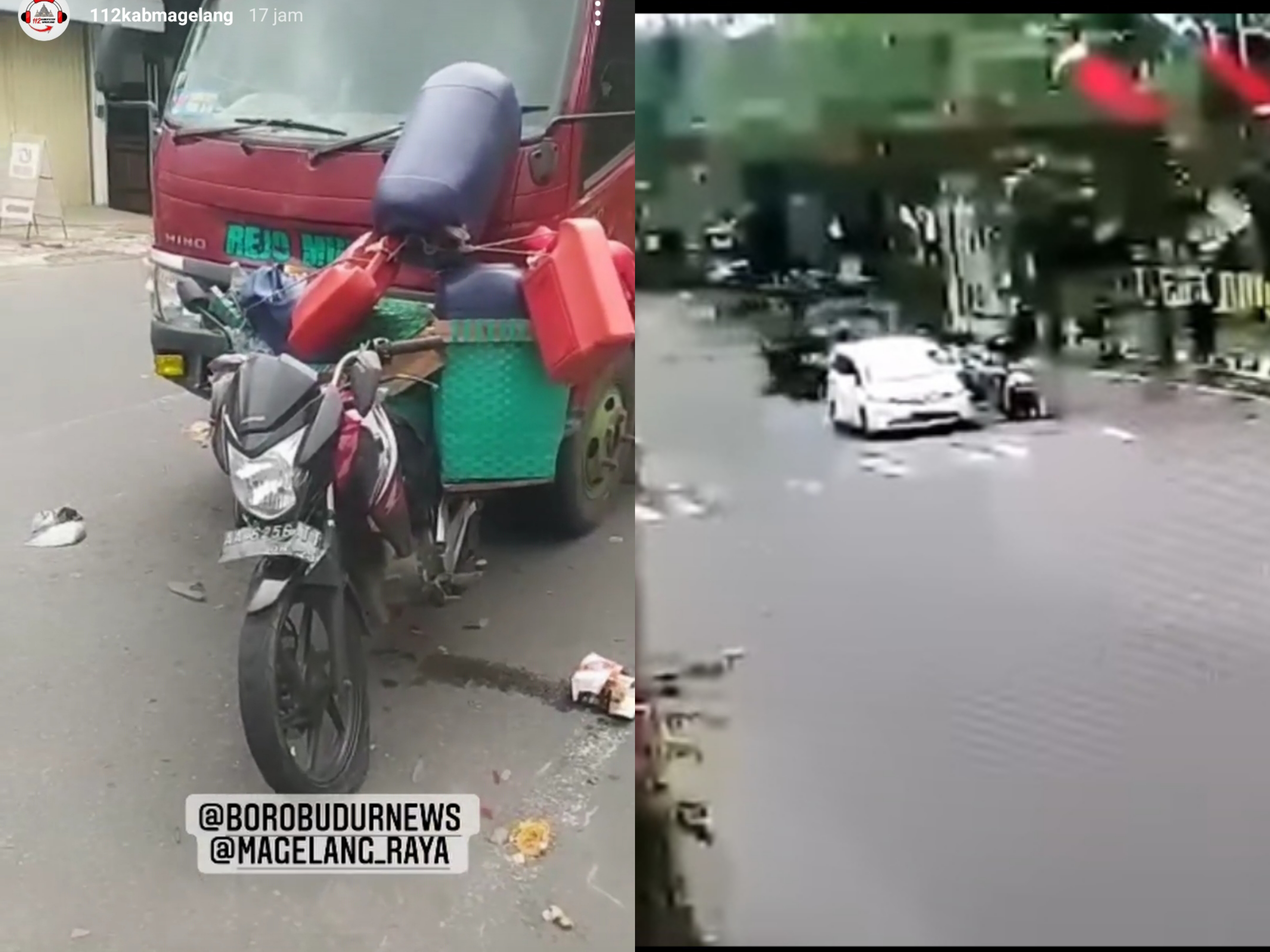 Kecelakaan Beruntun di Sawitan, Truk Tabrak Mobil Dan Sejumlah Sepeda Motor