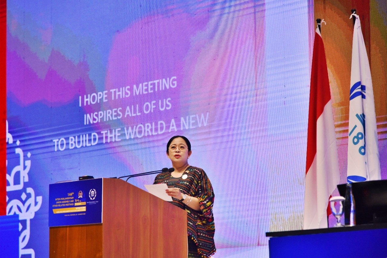 Ketua DPR RI Puan Maharani saat peringati hari Kartini