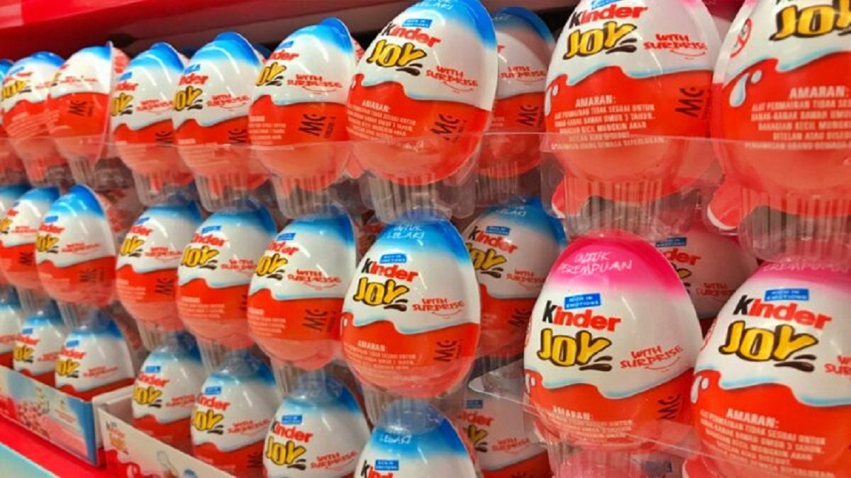 snack ringan cokelat kinder joy dihentikan peredarannya oleh BPOM