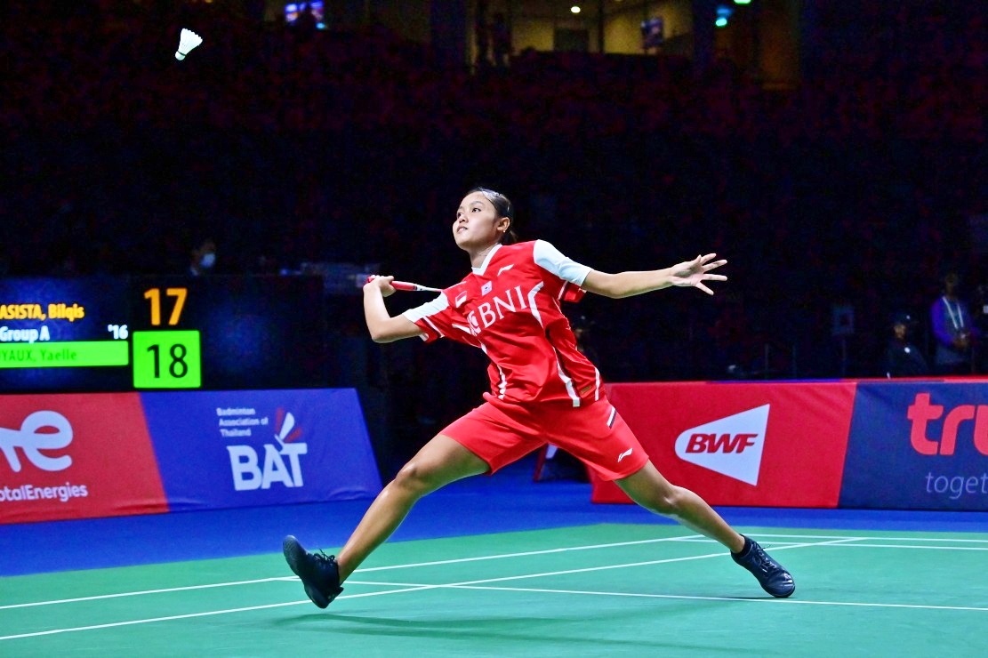 Bilqis pebulu tangkis asal Magelang genapkan kemenangan Indonesia di Penyisihan Grup Piala Uber 2022