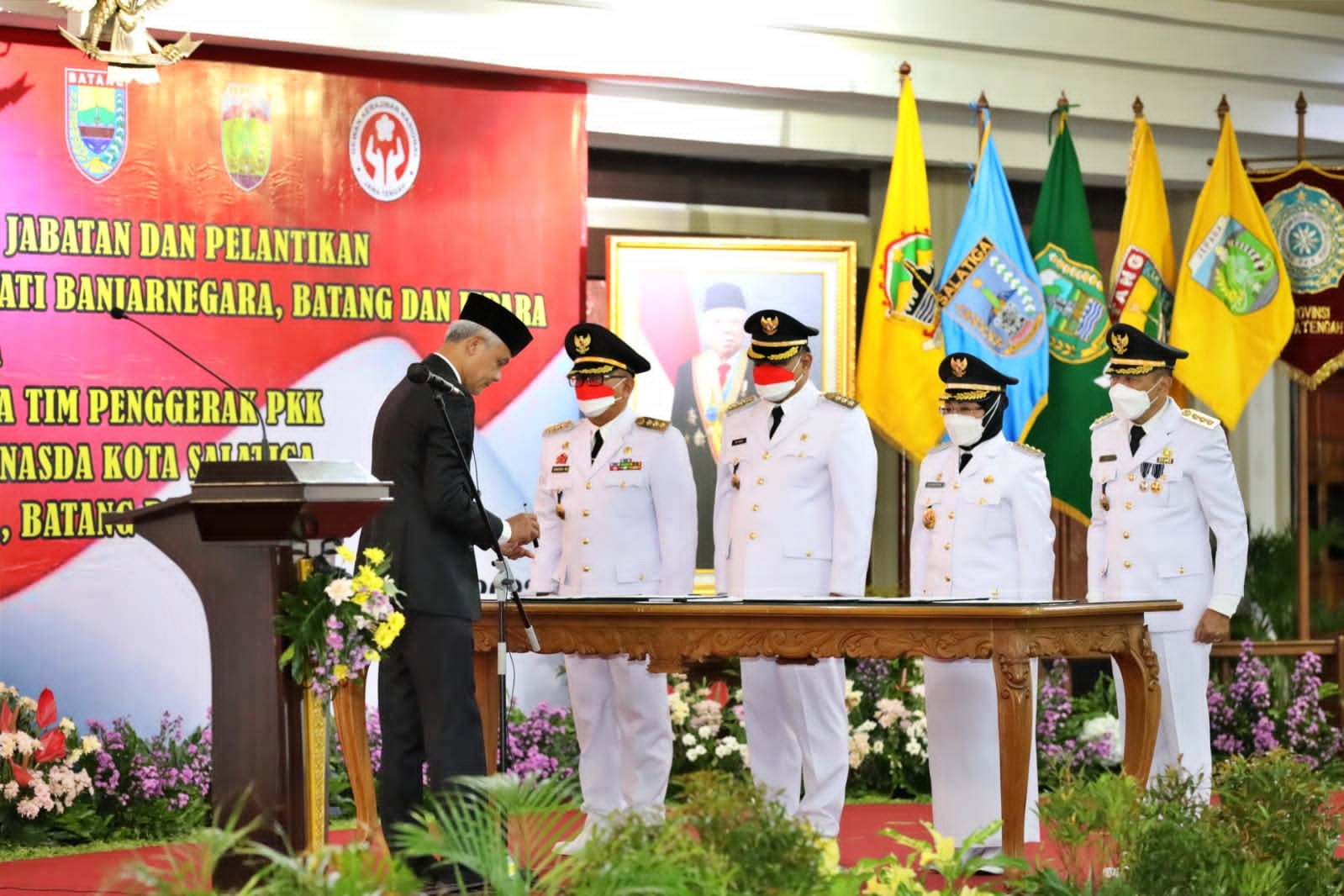 Ganjar Pranowo lantik 4 PJ Kepala Daerah