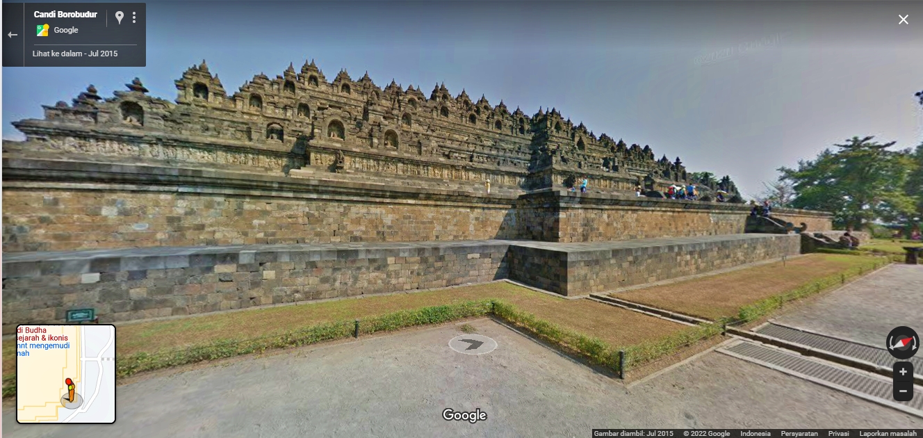 Google Street View rekam destinasi favorit di Indonesia diantaranya Candi Borobudur Magelang