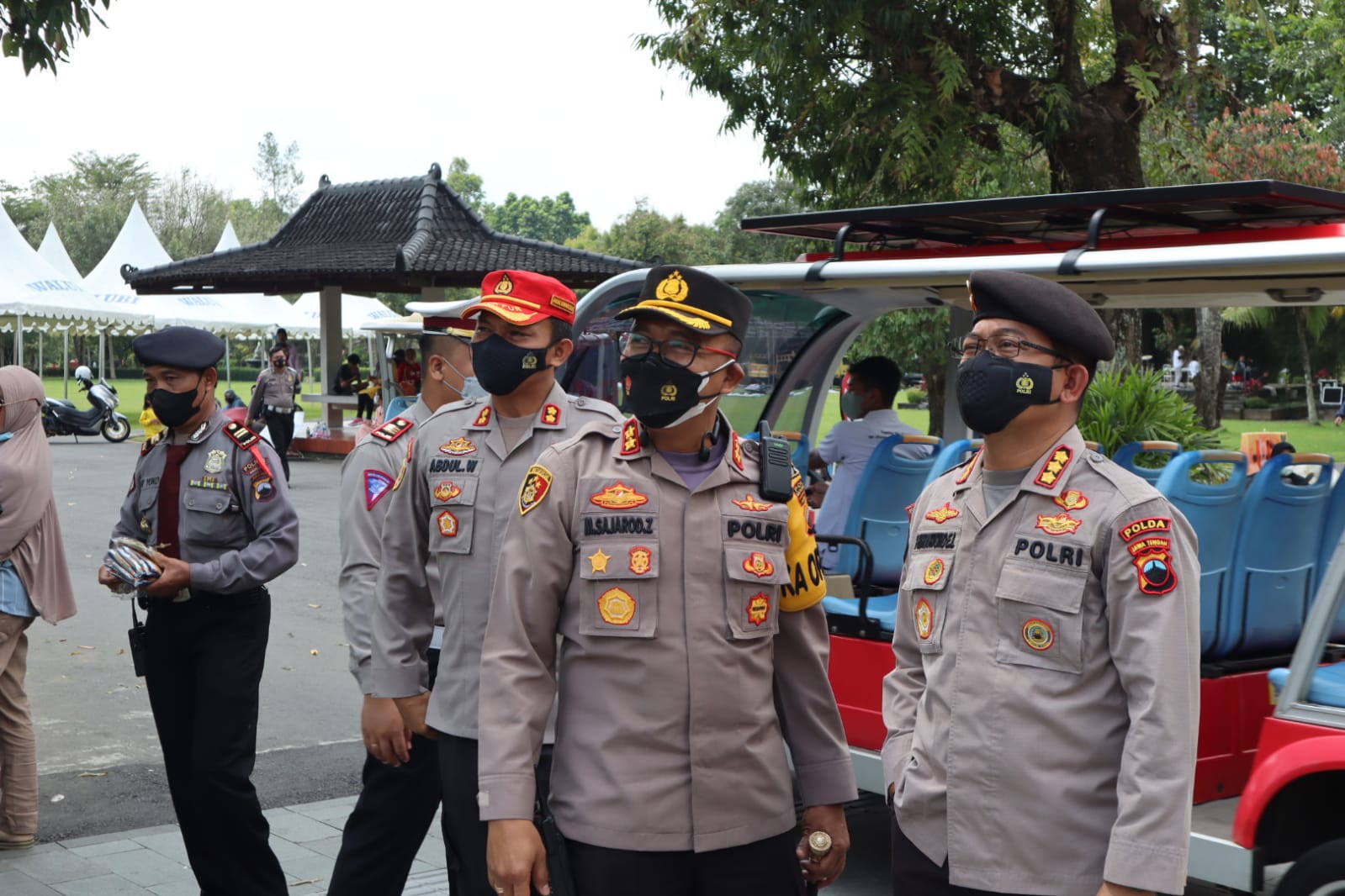 Pos Pelayanan Borobudur Terima Kunjungan Direktur Pamobvit  Polda Jateng