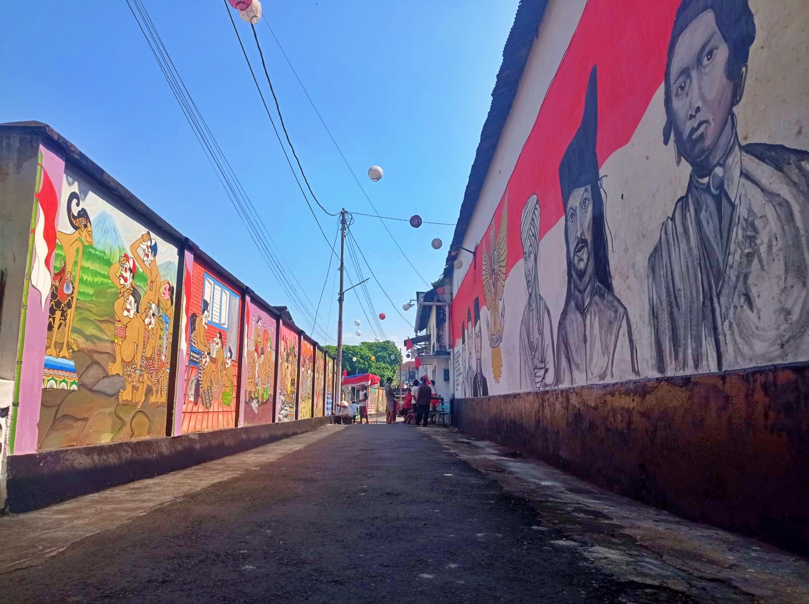 Kampung Mural Wayang Pancasila di Muntilan Magelang