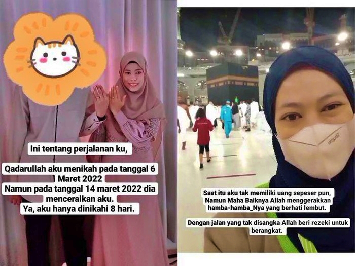 Kisah viral baru menikah 8 hari perempuan ini diceraikan suaminya