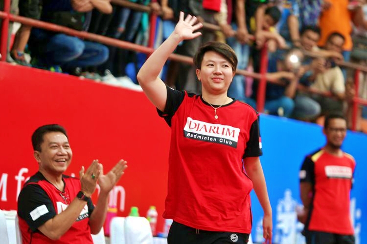 Liliyana Natsir Datang Ke GOR Djarum Magelang