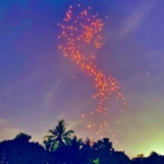 Ribuan Lampion Waisak diterbangkan dari area Candi Borobudur