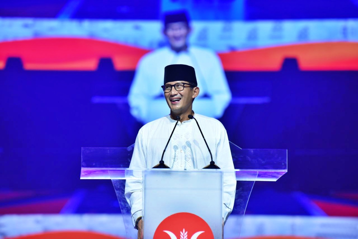 Sandiaga Uno sampaikan pesan Jokowi yakni Ojo Kesusu saat ditawari jodoh Pilpres 2024 oleh PKS
