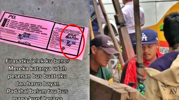 Tangkapan layar video tiket penumpang yang dijual calo
