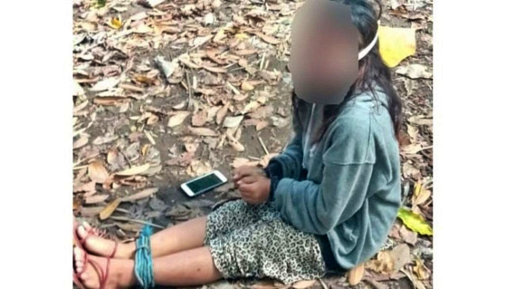 Tangkapan layar video wanita mengaku diculik dan hendak diperkosa
