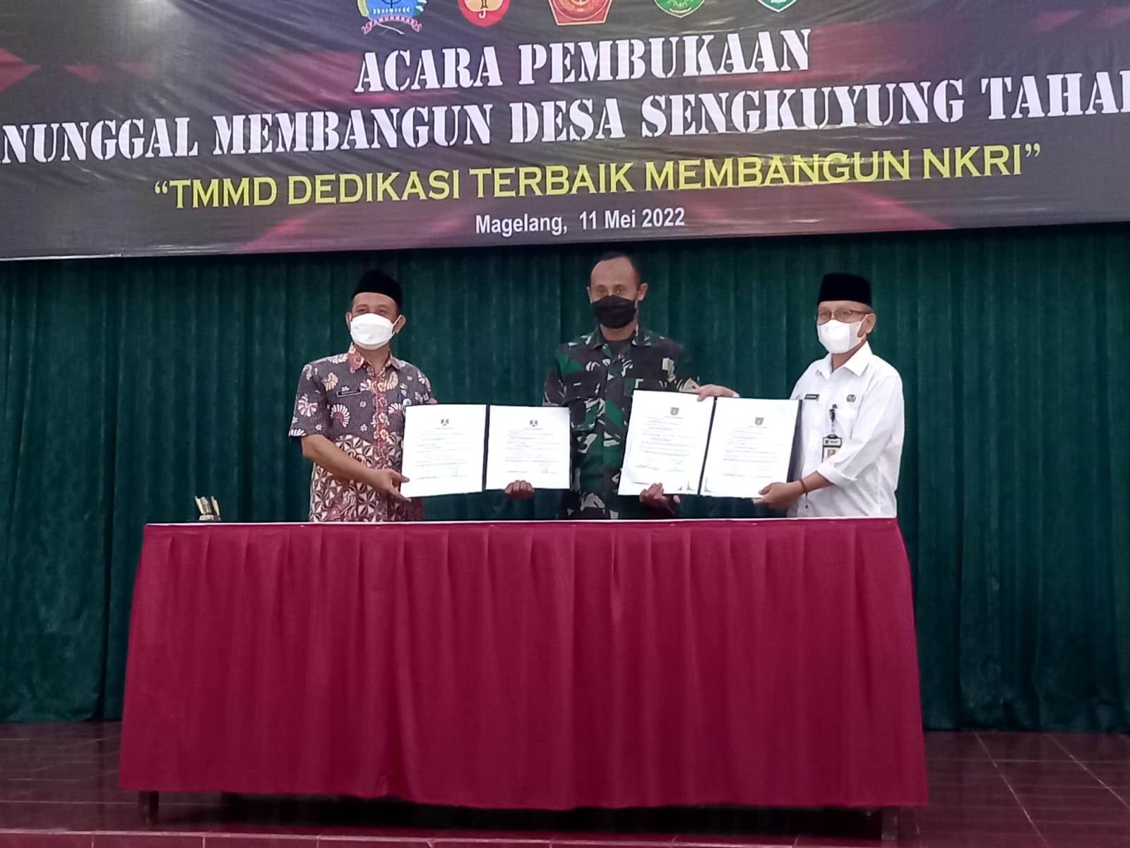 TMMD Sengkuyung Tahap I Tahun 2022 Kodim 0705/Magelang Resmi Dibuka