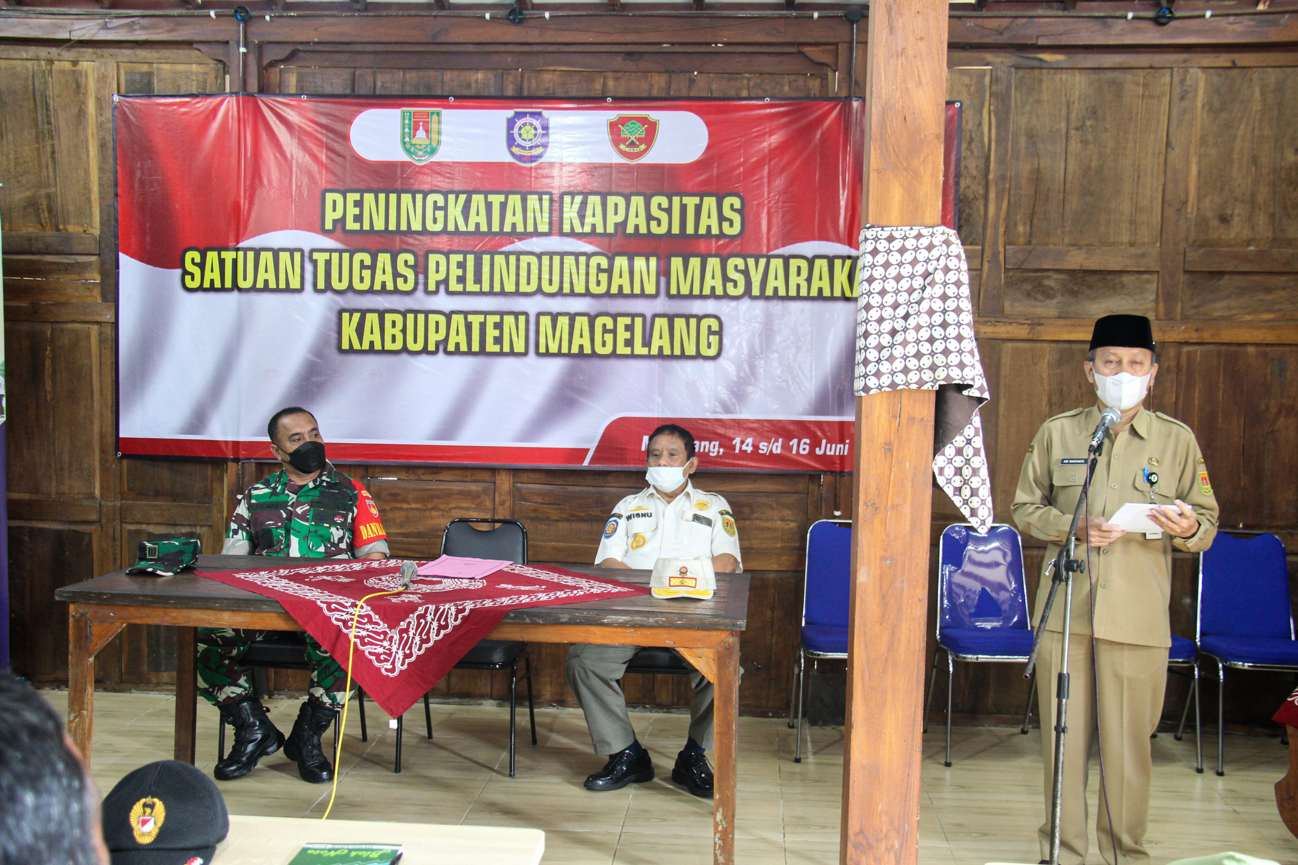 Sekretaris Daerah Kabupaten Magelang Adi Waryanto saat me