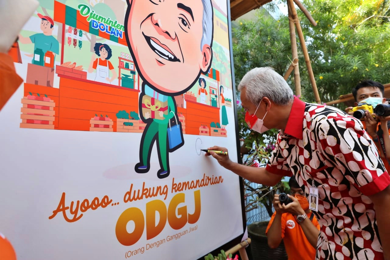 Halaman Rumah Sakit Jiwa Daerah (RSJD) Ki Hadjar Dewantoro Solo mendadak ramai