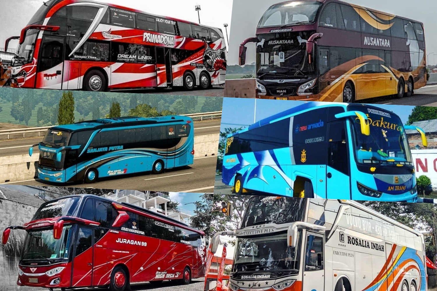 PO Bus Termewah di Indonesia