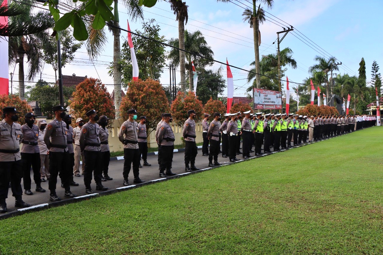 Penutupan Operasi Patuh Candi 2022 di Polres Magelang