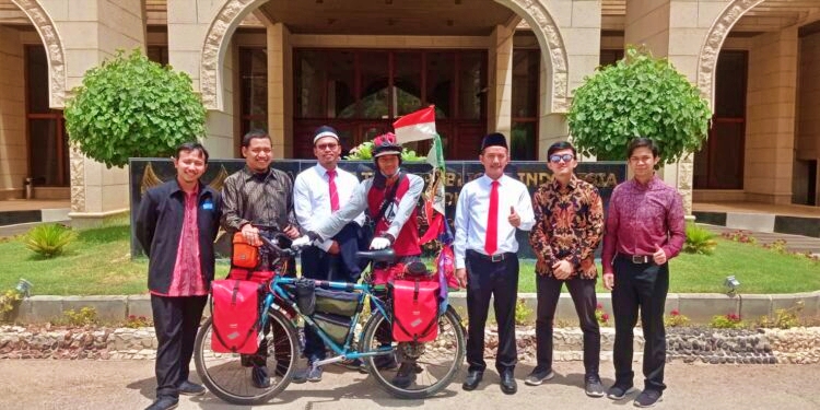 Pesepeda asal Magelang baru sampai Riyadh Arab Saudi