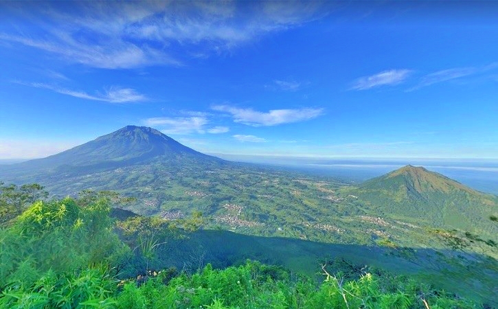 View Gunung di wisata Magelang