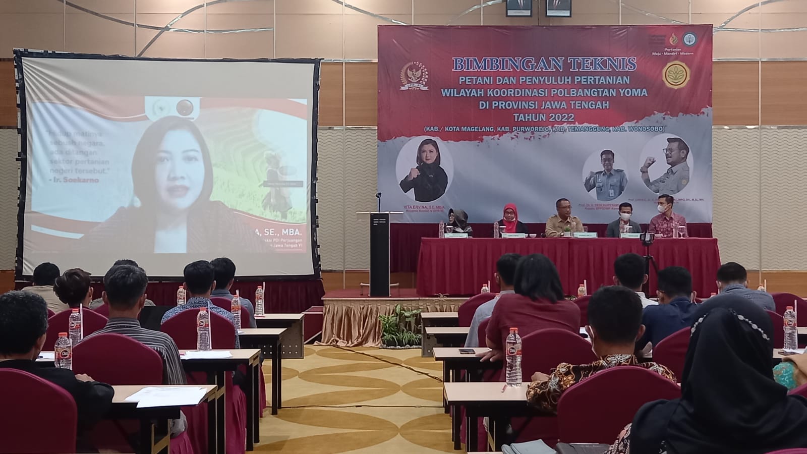 Dorong Hadirnya Petani Milenial Berjiwa Wirausaha di Magelang, Vita Ervina-Polbangtan Yoma Gelar Bimtek