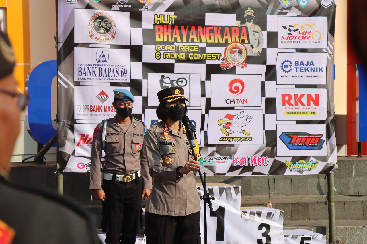 Hari Bhayangkara ke-76, Polres Magelang Kota Adakan Road Race dan Riding Contest